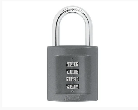 158/50 50mm Combination Padlock (4-Digit) Die-Cast Body Carded