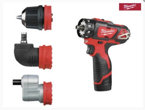 M12 BDDX KIT-202C Removable Chuck Drill Driver 12V 2 x 2.0Ah Li-ion